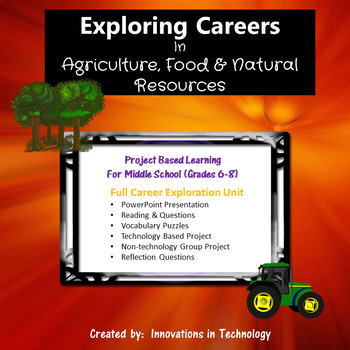 Preview of Exploring Careers:  Agriculture, Food & Natural Resources Career Cluster