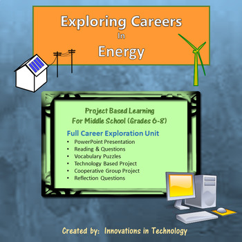 Preview of Exploring Careers:  Energy Career Cluster (NEW Cluster 17)