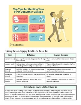 Preview of Exploring Careers: Engaging Activities for Career Day