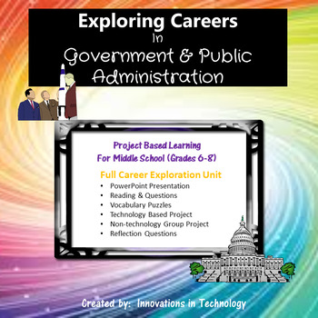 Preview of Exploring Careers:  Government & Public Administration | Distance Learning