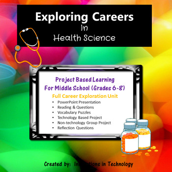 Preview of Exploring Careers:  Health Science | Distance Learning