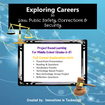 Preview of Exploring Careers: Law, Public Safety,Corrections & Security | Distance Learning
