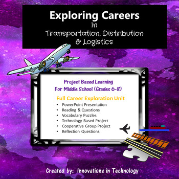 Preview of Exploring Careers:  Transportation, Distribution & Logistics | Distance Learning