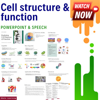 Preview of Exploring Cell Structure & Function: A Comprehensive PowerPoint Presentation