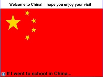 Preview of Exploring China with Our Five Senses! Promethean Flipchart
