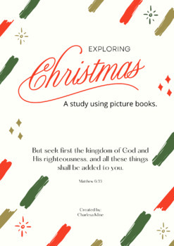 Preview of Exploring Christmas: a study using picture books