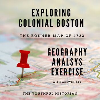 Preview of Exploring Colonial Boston: The Bonner Map of 1722 with KEY