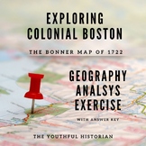 Exploring Colonial Boston: The Bonner Map of 1722 with KEY