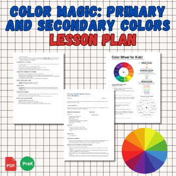 Preview of Exploring Color Magic: Primary and Secondary Colors Lesson Plan