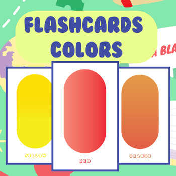 Preview of Exploring Colors: Engaging and Educational Color Flashcards for Young Learners