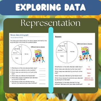 Preview of Exploring Data Representation: Grade 5 Math Worksheets