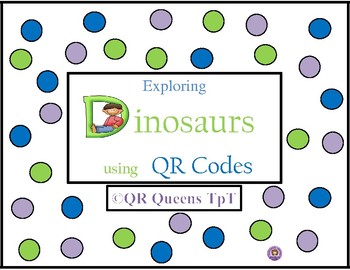 Preview of Dinosaurs using QR Codes Listening Center