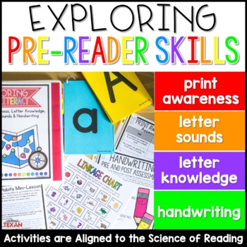 Preview of Exploring Early Literacy: Print Awareness, Letter Knowledge/Sounds & Handwriting