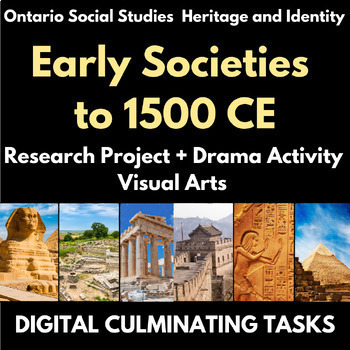 Preview of Exploring Early Societies: Interactive Social Studies Digital Project Ontario