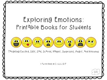 Preview of Exploring Emotions: Printable Books for Students