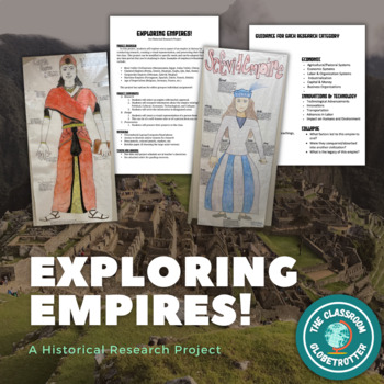 Preview of Exploring Empires! World History Research Project