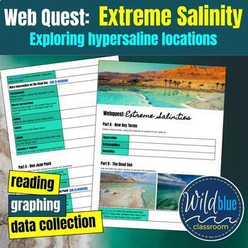 Preview of Exploring Extreme Salinity - Google Docs Digital Web Quest Assignment 