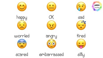 Exploring Feelings with Emojis by Lamers Teaching | TPT