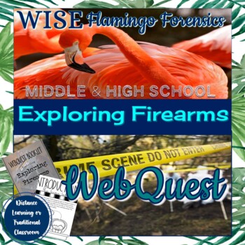 Preview of Exploring Firearms Ballistics WebQuest Booklet PRINT and DIGITAL