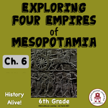 Preview of Exploring Four Empires of Mesopotamia Ch. 6 Task Cards - History Alive!