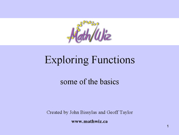 Preview of Exploring Functions