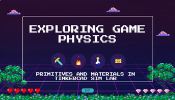 Preview of Exploring Game Physics in Tinkercad Sim Lab: Physics Challenge