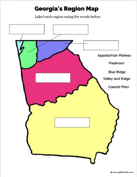 Exploring Georgia's Geographic Regions by Learning With Adrionna