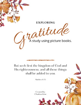 Preview of Exploring Gratitude: a study using picture books