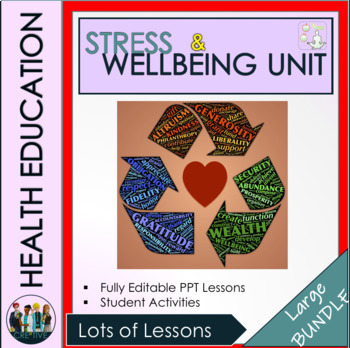 Preview of Stress Management Healthy lifestyles | SEL Lessons (Health | Sleep | Relax)