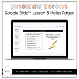 Exploring Integers Math Lesson (Google Slides™, Notes, & Answer Keys Included)