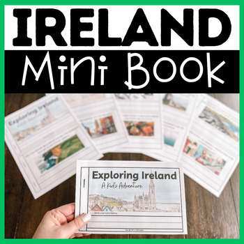 Preview of St. Patrick's Day Exploring Ireland Mini Book: Engaging Educational Activity!