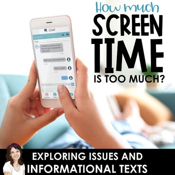 Preview of Informational Texts: Screen Time - mentor texts, activities, & assessments