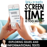 Informational Texts: Screen Time - mentor texts, activitie