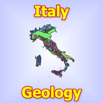 Preview of Exploring Italy's Geological Marvels: A Detailed Geological Map