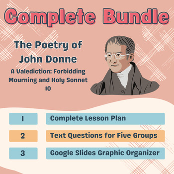 Preview of Exploring John Donne's Poems - Complete Lesson Plan and Bundle