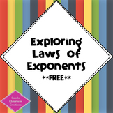 Exploring Laws of Exponents!