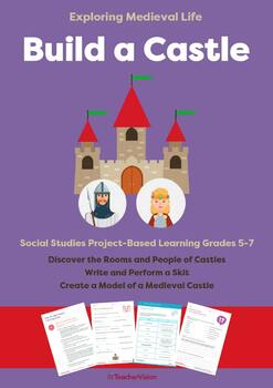 Preview of Build a Castle - Social Studies Project-Based Learning Grades 5-7
