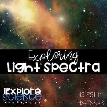 Preview of Exploring Light Spectra - Spectroscope Lab  (HS-ESS1-3, HS-PS1-1)