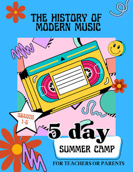 Preview of Exploring Modern Music History: A 5 Day Summer Camp for Parents or Teachers