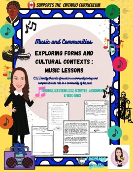 Preview of Exploring Music Forms. How Does Music Affect Us?Ontario Arts Curriculum. Junior.