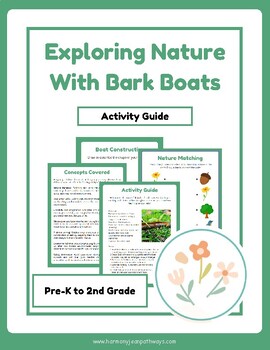 Preview of Exploring Nature with Bark Boats - PreK to 2nd Grade