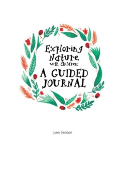 Preview of Exploring Nature with Children: A guided Journal (Cursive style copywork)
