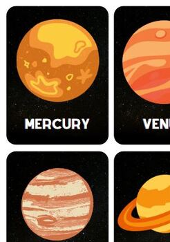 Preview of Exploring Our Solar System: Planet Notecards