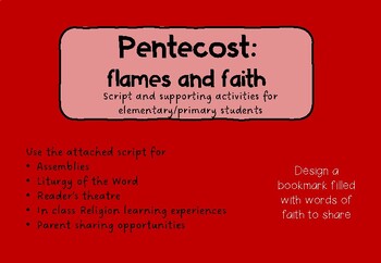 Preview of Exploring Pentecost Reader's Theatre Short Skit Assembly & Activities