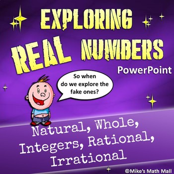 Preview of Exploring Real Numbers (PowerPoint Only)