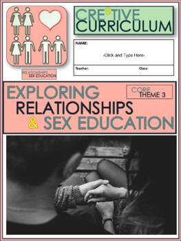 Preview of Exploring Relationships and Sex Education Work Booklet