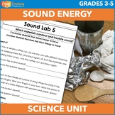 Sound Energy Unit - Hands-on Science Activities for Third,