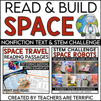 Preview of Exploring Space Reading with Space Robot STEM Challenge