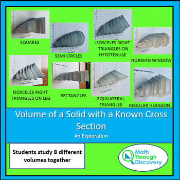 Volumes of Solids with Known Cross Sections - An Exploration
