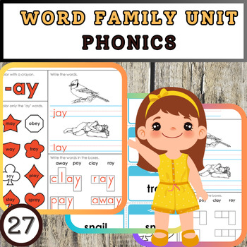 Preview of Exploring Word Families: Comprehensive Unit for Language Development